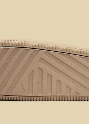 Шльопанці унісекс nike calm slides beige оригінал4 фото