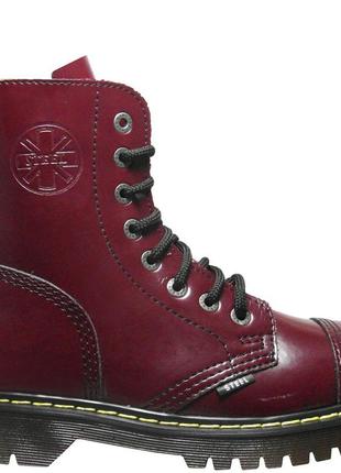 Steel черевики 8 дир. бордові