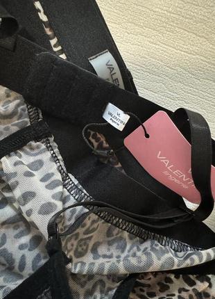 Леопардовый набор нижнее белье новая коллекция valentina lingerie5 фото