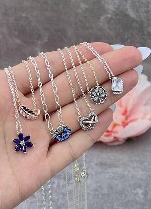 Серебряные ожерелья «pandora»