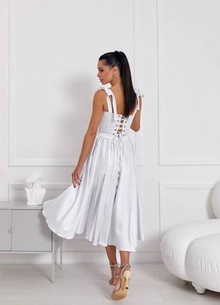 Комплект, декорований камінням, корсет спідниця7 фото