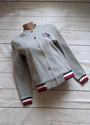 Серый бомбер от tommy hilfiger