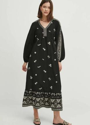 Alloriginal com ua сукня medicine колір чорний midi розкльошена розміри запитуйте