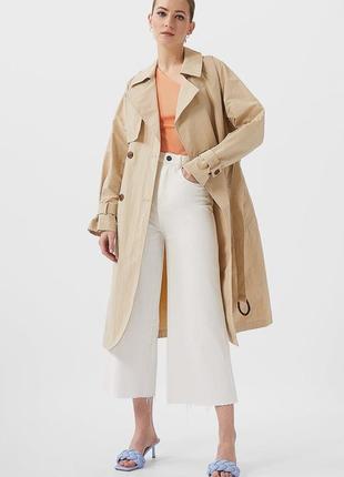 Тренч дождевик stradivarius 2