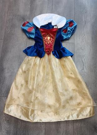 Костюм принцеси діснея сукня принцеси діснея disney білосніжка в ідеальному стані на вік 3-4 роки
