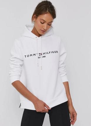 Urbanshop com ua кофта tommy hilfiger жіноча колір білий з аплікацією розміри запитуйте