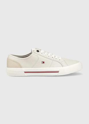 Alloriginal com ua кеди tommy hilfiger core corporate vulc canvas чоловічі колір сірий розміри запитуйте