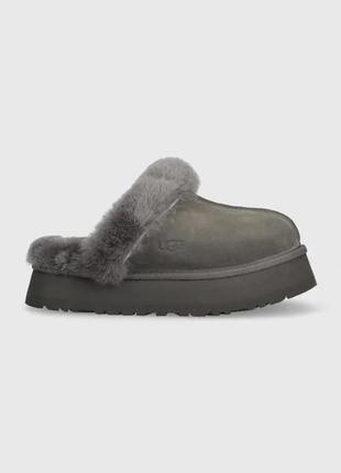 Alloriginal замшеві тапочки ugg disquette колір сірий 1122550 розмір: 36