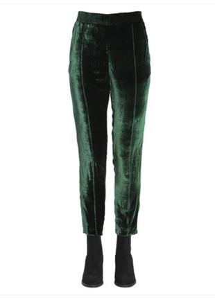 Смарагдові велюрові легінси haider ackermann.