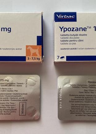 Ypozane 1,875 mg для собачек весом 3-7,5 кг.