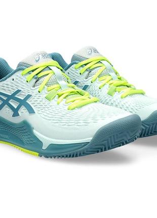 Кроссовки женские теннисные стильные тренд asics gel-resolution 9 clay