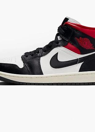 Alloriginal com ua кросівки air jordan retro 1 mid casual shoes black/white bq6472-061 розміри запитуйте