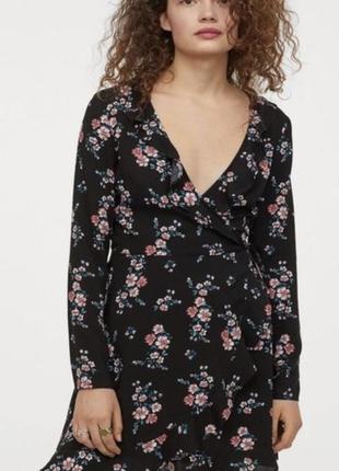 Платье мини h&m s