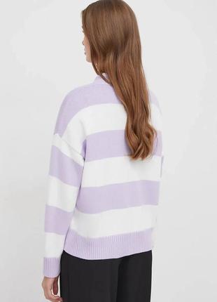 Urbanshop com ua бавовняний светр united colors of benetton колір фіолетовий розміри запитуйте