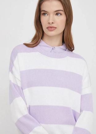 Urbanshop com ua бавовняний светр united colors of benetton колір фіолетовий розміри запитуйте