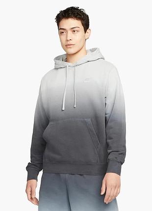 Alloriginal com ua худі nike dip-dye sportswear club fleece+ grey dq4621-070 розміри запитуйте