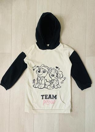 Тепла сукня -худі «щенячий патруль»