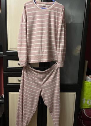 Пижама большого размера домашний костюм3 фото