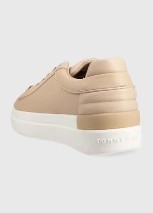Alloriginal com ua шкіряні кросівки tommy hilfiger fw0fw06511 feminine elevated sneaker колір бежевий розміри