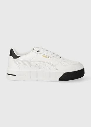 Alloriginal шкіряні кросівки puma cali court lth wns колір білий розмір: 36, 37, 37.5, 38, 38.5, 39, 40