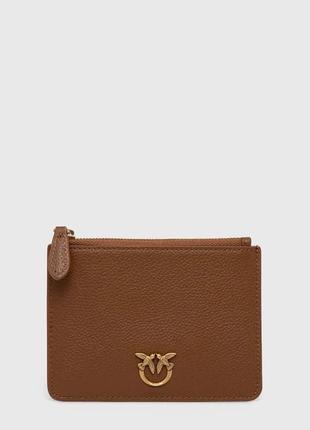 Alloriginal com ua шкіряний гаманець pinko жіночий колір коричневий розміри запитуйте