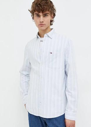 Alloriginal com ua бавовняна сорочка tommy jeans чоловіча regular класичний комір розміри запитуйте