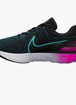 Alloriginal com ua кросівки nike react infinity run flyknit 3 black/turquoise dd3024-003 розміри запитуйте