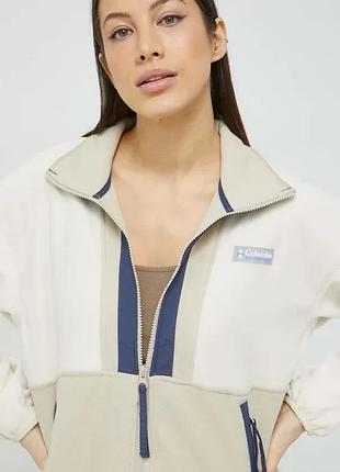 Alloriginal кофта columbia жіноча колір бежевий візерунок 2001293-191 розмір: l