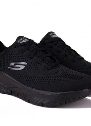 Кросівки skechers arch fit - sunny outlook 149057 bbk black розмір 35, 36, 37, 38, 39, 40, 41, 42