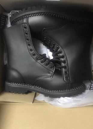 Черевики шкіра grinders stag cs blask 10 сталевий носок м.а