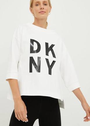 Alloriginal com ua кофта dkny жіноча колір білий з принтом розміри запитуйте
