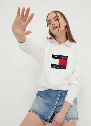 Alloriginal com ua светр tommy jeans жіночий колір білий розміри запитуйте