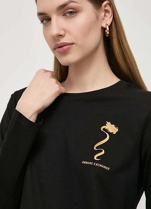 Alloriginal com ua бавовняний лонгслів armani exchange колір чорний розміри запитуйте