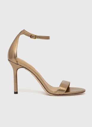 Alloriginal com ua шкіряні сандалі lauren ralph lauren allie колір золотий 802912334002 розміри запитуйте