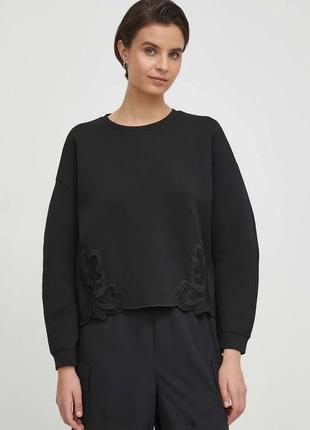 Alloriginal com ua кофта sisley жіноча колір чорний однотонна розміри запитуйте