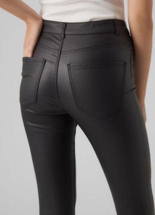 Штаны с ефектом кожи h&m casual