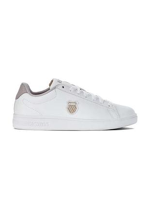 Alloriginal com ua шкіряні кросівки k-swiss court shield колір білий розміри запитуйте