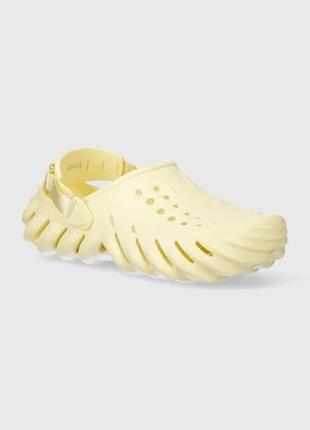 Alloriginal шльопанці crocs x - (echo) clog колір жовтий 207937 розміри запитуйте