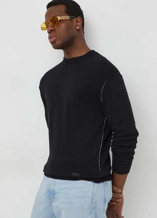 Urbanshop com ua светр з домішкою вовни calvin klein чоловічий колір чорний легкий розміри запитуйте