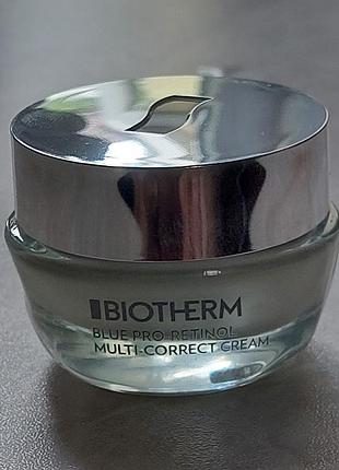 Антивозрастной крем для лица biotherm blue pro-rethinol multi correct cream 15 ml
