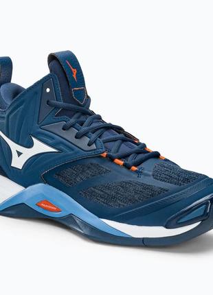 Urbanshop com ua кросівки волейбольні чоловічі mizuno wave momentum 2 mid сині v1ga211721 розміри запитуйте