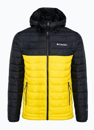 Urbanshop com ua пуховик чоловічий columbia powder lite hooded laser lemon/black розміри запитуйте