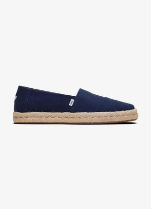 Urbanshop com ua еспадрилі toms alpargata rope 2.0 10019870 navy колір синій розміри запитуйте