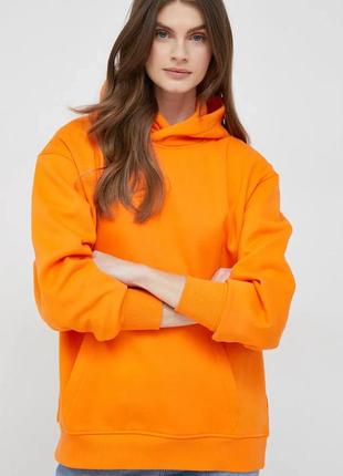 Alloriginal com ua кофта calvin klein jeans жіноча колір помаранчевий з капюшоном однотонна розміри запитуйте