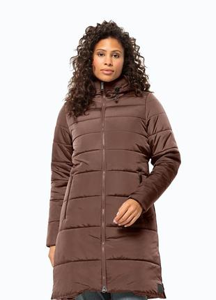 Urbanshop com ua жіночий пуховик jack wolfskin eisbach дикий імбир розміри запитуйте