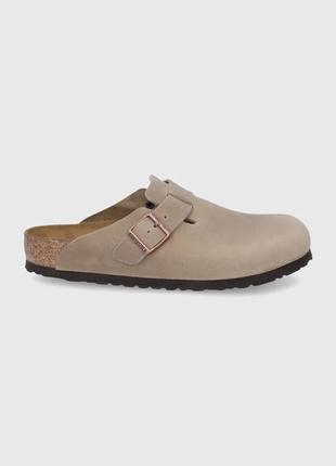 Alloriginal com ua замшеві шльопанці birkenstock boston чоловічі колір коричневий розміри запитуйте