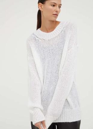 Alloriginal светр з домішкою вовни samsoe samsoe жіночий колір бежевий легкий розмір: xs, s, m, l