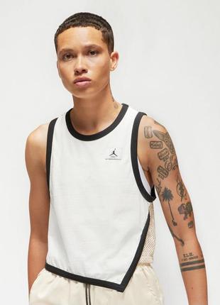 Майка air jordan essential jersey tank футболка без рукавів сітка нова оригінал баскетбол1 фото