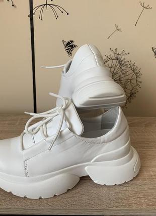 Кроссовки кожаные jastoni shoes