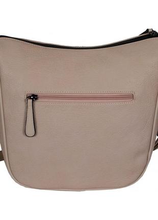 Стильна жіноча сумка, тканина екошкіра, 1 довга ручка, 1 відділення,4 кольори (2718-4) рожевий4 фото